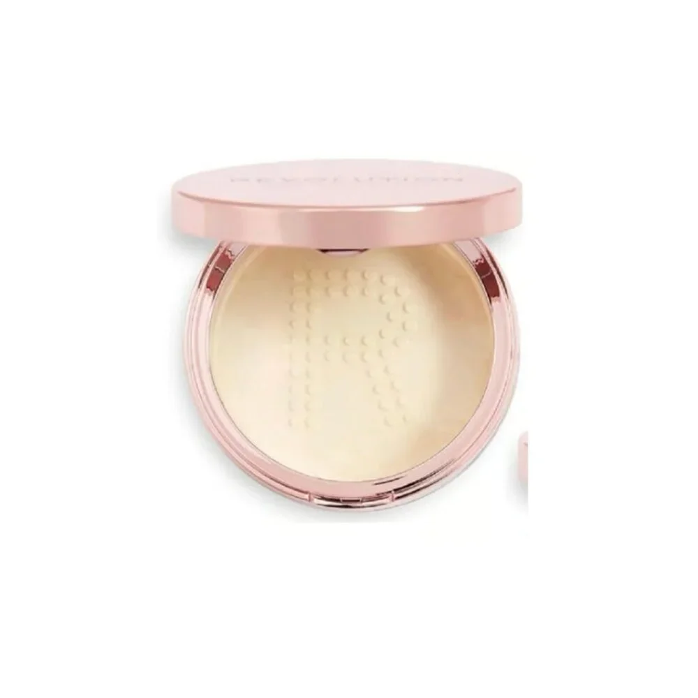 Makeup Revolution Conceal & Fix Loose Setting Powder Light Yellow New